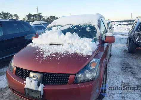 2004 Nissan Quest 3.5 Sl z USA, uszkodzony, nr VIN 5N1BV28U94N301142